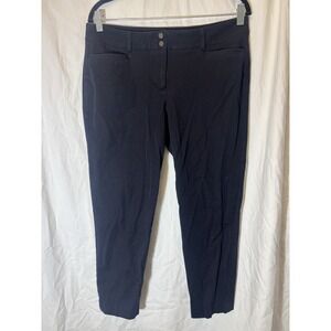 Womens Apt 9 The Torie Capri Black Stretch Cotton Blend‎ Pants Size 12 II24